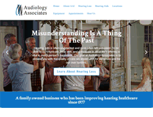 Tablet Screenshot of aaiaudiology.com